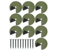 Anneau de protection contre le paillis - Couverture de protection des racines, tapis de base d'arbre avec support de au sol, bouclier de paysage de jardin pour l'équilibre de l'humidité, bloc