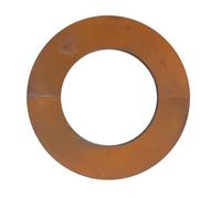 Anneau de protection pour arbre - Acier Corten (patine) - Diamètre extérieur : 75 cm - Diamètre intérieur : 45 cm