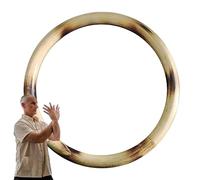 Anneau de Rattan Wing Chun - Équipement d'Entraînement Traditionnel pour Débutants Wing Chun | Entraîneur de Force du Poignet Matériel d'Arts Martiaux | Anneau de Rotin Anneaux en Bois Anne