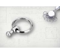 Anneau de rechange pour porte-clés PATENT ANNEAU DE REMPLACEMENT KYR60/CH SHINY