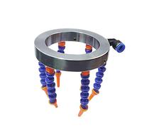 Anneau de refroidissement de broche Anneau de refroidissement de broche, buse réglable 100mm 125mm, refroidisseur de coupe for routeur CNC, graveur, perçage et fraisage(100mm)