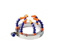 Anneau de refroidissement de broche Anneau de refroidissement de broche, buse réglable 100mm 125mm, refroidisseur de coupe for routeur CNC, graveur, perçage et fraisage(Common 130mm)