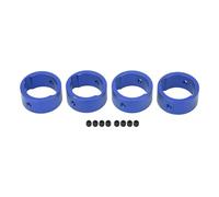 Anneau de Renfort de Coupelle de Joint RC 4 Pièces Anneau Renforcé Robuste en Alliage d'Aluminium pour TRAXXAS XRT 8S 1/6 RC Cars Drive Cup Sleeve Protect Ring avec Stabilité et (Bleue)