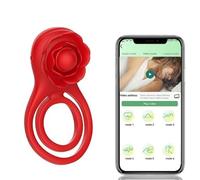 Anneau De Retardé Pénis Manche extension Anneau Vîbrant PéNIS pour Homme Couple Femme Pờint G Stimulateur Clitờridièn,Víbrờmásseurś pour Homme YDA2