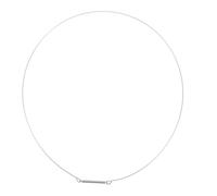 Anneau de Retenue pour Joint D'étanchéité Lave-linge Frontal 33cm | Fil D'acier Argenté, Pièce de Remplacement 1 Unité, Entretien sans Outil, pour Porte et Bac