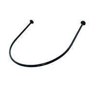 Anneau de rideau en forme de U - Cintre élégant et polyvalent pour placard de douche et armoire - Parfait pour la décoration de la maison et les solutions d'économie d'espace