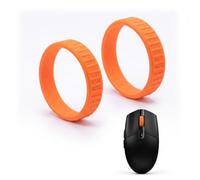 Anneau de roue de défilement compatible avec Logitech G304 G305, poignée texturée PETG de rechange pour souris de jeu, orange