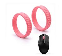 Anneau de roue de défilement compatible avec Logitech G304 G305, poignée texturée PETG de rechange pour souris de jeu, rose