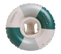 Anneau De Sécurité pour Piscine | Flotteur Gonflable Enfant 57cm avec Motif Vintage | Bouée Anneau PVC Dispositif De Sauvetage Lac, Bateau & Océan | Âges 1-5 Ans, Décor Nautique Bleu Et Blanc