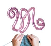 Anneau de serrage au crochet - Support de fil à coudre - Outil de boucle léger et réglable - Guide de fil métallique antidérapant - Contrôle uniforme des points - Améliore la gestion du fil pour les