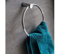 Anneau De Serviette De Bain Chromé Rond Support De Serviette Mindora OBI