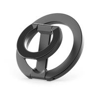 Anneau de support de téléphone magnétique Double face,pour béquille MagSafe,poignée magnétique pour iPhone 16 15 14 pour Huawei Xiaomi A-Black