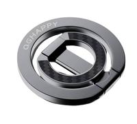 Anneau de support de téléphone magnétique Double face,pour béquille MagSafe,poignée magnétique pour iPhone 16 15 14 pour Huawei Xiaomi C-Silvery