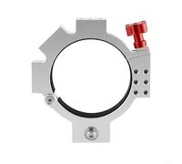 Anneau de support de télescope de 78 mm de diamètre intérieur pour appareils photo refroidis ASI en alliage d'aluminium conçu pour optimiser la répartition du poids et la gestion des câbles (argenté)