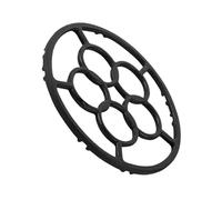 Anneau De Support En Fonte Pour Sur Cuisinière Au Gaz 18.3cm Plaques Plat Grille Fer Avec 8 Fentes Fixation Dans Fond Support Plaques Cuisson Gaz Fonte Supports Poêle Gazs Cafetière Petit Pot