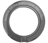 Anneau de support magnétique amovible pour téléphone portable MagSafe, support de doigt, aimant plus puissant pour support MagSafe, accessoires de téléphone portable (gris foncé)