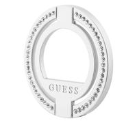 Guess Anneau de support Magsafe 360° orné de strass Argent