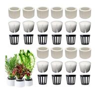 Anneau De Support pour D'aquarium - Ensemble D'anneaux Fixes, Supports Doublés D'éponge avec Poignée Anti-dérive Sécurisée Et Conception Sûre pour Réservoir De Longue Durée | Outils D’aménagem