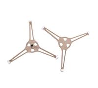 Anneau de Support pour Micro-ondes Rotatif 2 Pièces en Plastique | Couleur Café, Résistance aux Chocs, Lot de 2, pour Plateau Tournant et Support de Plat