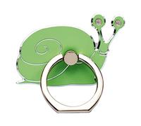 Anneau de support pour téléphone portable en métal - Rotation à 360° - Universel - Compatible avec tous les smartphones EOq805 (vert, taille unique)