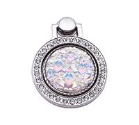 Anneau de support pour téléphone portable en métal - Rotation à 360° - Universel - Compatible avec tous les smartphones EOq810 (B, taille unique)