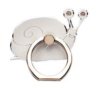 Anneau de support pour téléphone portable en métal - Rotation à 360° - Universel - Compatible avec tous les smartphones EOq805 (blanc, taille unique)