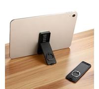 Anneau de support universel pour tablette à 360° - Noir - Réglable - Portable - Support multi-angle pour tablettes avec patch adhésif - Pour lecteur de tablette de 7 à 11" - Accessoires de bureau