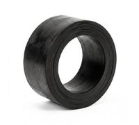 Anneau de Suspension 3 Anneaux Ø 100/70mm - Largeur 35mm - Anneau Élastique en Caoutchouc Haute Densité pour Essieu de Remorque - Amortisseur de Tension