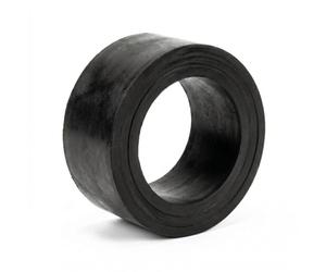 Anneau de Suspension 3 Anneaux Ø 100/70mm - Largeur 35mm - Anneau Élastique en Caoutchouc Haute Densité pour Essieu de Remorque - Amortisseur de Tension