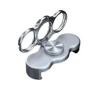 Anneau De Téléphone - PC en D'aluminium | Support De Doigt pour Smartphone À Double Anneau | Support De Téléphone Rotatif À 360° | Accessoire De Béquille Rotative À Prise Sécurisée pour Regard