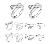 Anneau de tension au crochet - Outil de direction en de 1,8 cm, aide à la prise des doigts, outil d'alignement amélioré du cordon, composant d'amélioration de la coordination tactile prolongée