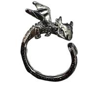 Anneau de tension réglable en forme de dragon - Accessoire de tricot pour la famille et les amis