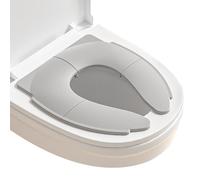 Anneau de Toilette pour Enfants, Siège D'apprentissage Pot, Pliable Enfant Siège de Toilette, Anneau Réducteur WC, Avec Sac de Rangement pour Garçon et Fille L'apprentissage de la Toilette (Gris)