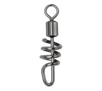 Anneau de tonneau plein, émerillons de pêche 10 pièces émerillons de palier | Rolling Gear Émerillons de pêche en acier inoxydable pour l'eau de mer douce