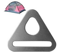 Anneau de triangle de trampoline en métal : ajusteur de triangle en acier renforcé pour trampolines de fitness, boucles d'engrenages et ceintures | Clip de boucle robuste pour montures de harnais