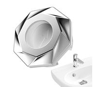 Anneau De Trop-plein - ABS, Bouchon D'insertion De 2,3 À 2,4 Cm Anti-chute | Anneau De Garniture De Lavabo De Salle De Bain, Couvercle Décoratif Anti-odeurs Pour Cuisines, Salles De Bains, Dortoirs, H