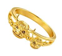 Anneau De Vache Des Highlands | Cadeau De La Fête Des Mères | Bijoux D’animaux Inspirants | Cadeau Mère Fille | Anneau De Vache En | Bijoux Pour Femmes | Vêtements Quotidiens | Voyage | Bureau