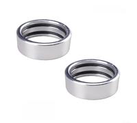 Anneau de verrouillage de guidon de vélo 25,4 mm, limiteur en métal avec doublure en caoutchouc pour vélo pliable P8, bouchon anti-rotation, noir (G)