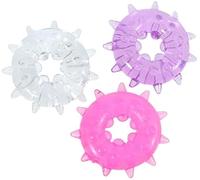 Anneau de Verrouillage en Silicone Accessoire Unique pour Homme FNU7