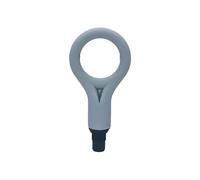 Anneau de vibration en silicone souple for massage fascial, adaptateur de modification amusant avec masseur portatif au toucher doux(GRAY_37MM)