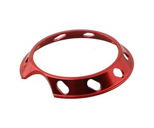 Anneau décoratif en métal compatible avec Abu Garcia pour Revo P4 Exd Zata 992 Plus Max4 Bmax4 Baitcasting pour améliorer le style et protéger la bobine de surface des rayures pendant les voyages de