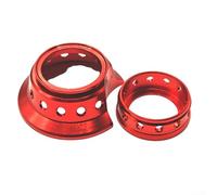 Anneau décoratif pour moulinet de pêche Daiwa pour STEEZ A2/HLC et Alpha Air TW, usiné CNC pour une performance améliorée (rouge)