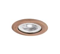 Anneau décoratif spot encastré - Cuivre mat - Acier - Ø82mm - GU10/Gx5.3