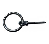 Anneau d'écurie à vis - acier zingué blanc - 12 x 100 mm PRAMAC