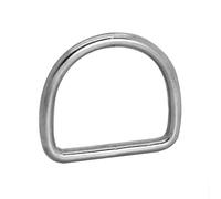 Anneau Demi-Rond Anneau En D Boucle Acier Inoxydable Anneaux Bateau A Voile Boucles Sangle, taille:5mm x 40mm - 1 Stück