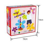 Anneau D'Empilage Coloré D'Intérieur Et D'Extérieur Pour Enfant, Ensemble De Jouets Circulaires Séparables, Jeu De Fête Interactive Parent-Enfant, Cadeau Éducatif