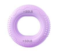 Anneau d'entraînement de force de préhension : anneaux en silicone de résistance de 20 à 60 lb, bandes de civière, boost de préhension durable, exercice de main compact | Outil d'entraînement