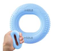 Anneau D'entraînement De Préhension - Exerciseur De Résistance Réglable De 20 À 60 Lb, Booster De Flexion Des Doigts, Cercle En Silicone Antidérapant, Générateur Force De Thérapie Des Mains, Équipe