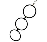 Anneau d'escalade serpent | Chaîne Swing Hoop de 16,5 pouces | Chaîne Swing Climbing Hoop | Anneaux d'enrichissement en PP pour l'activité des reptiles - Parfait pour les jeux de serpents, le