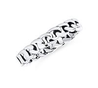 Anneau D'Éternité Celtique Tressé Unisexe Avec Nœud Et Chaîne Émaillons Cubains Bague Pour Femmes, Filles, Hommes, Garçons .925 Argent Sterling 3Mm